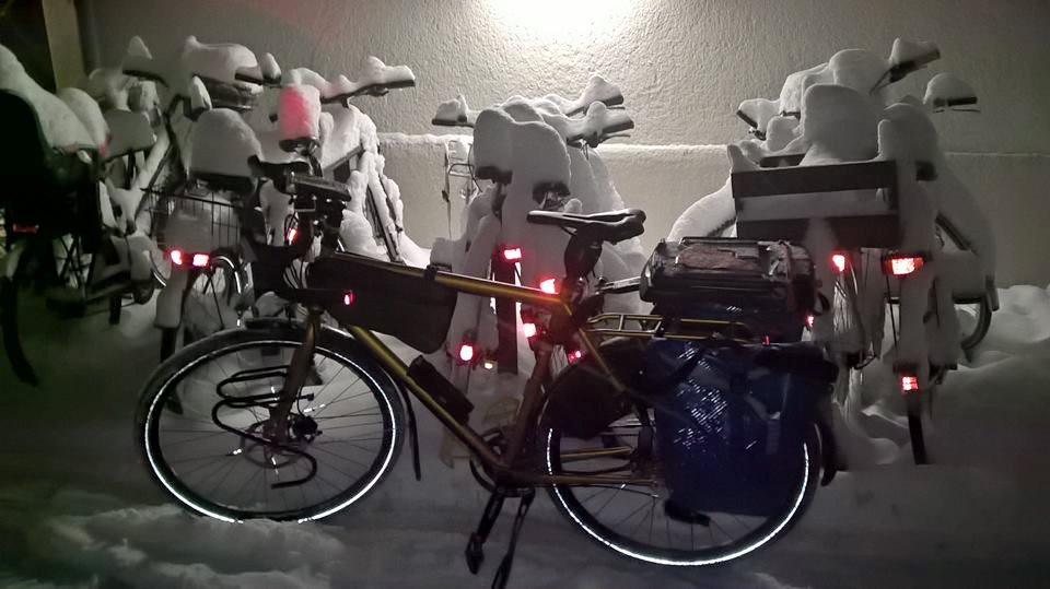 Winter mit dem Fahrrad